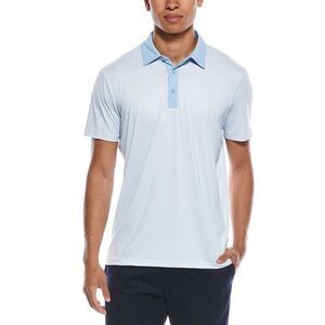 Report Collection Mens  360 Movement Knit Polo Shirt, Blue
